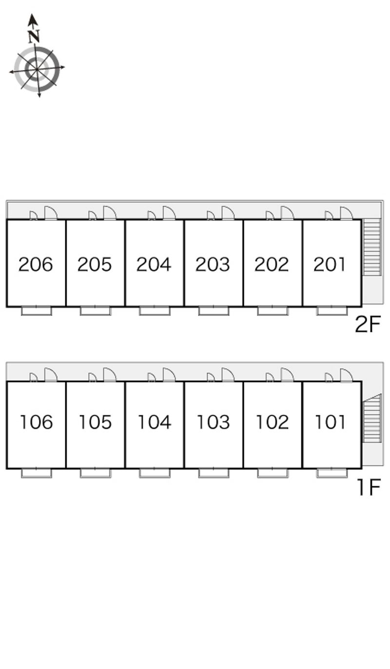 leopalace Midoricho Floor plan layout diagram