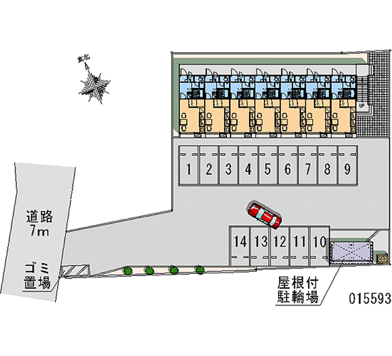 15593 bãi đậu xe hàng tháng