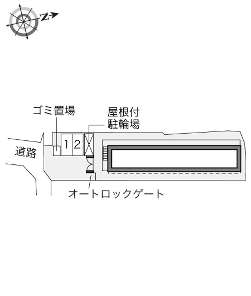 レオパレスＫアンドＳ 配置図