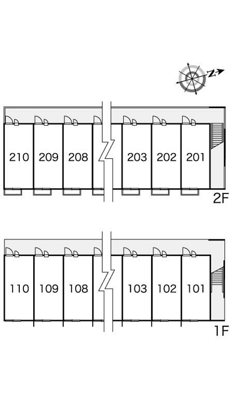 レオパレスエトワール 間取配置図
