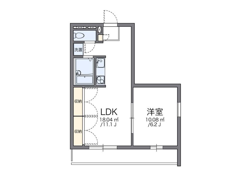 レオパレス７５１ 間取図