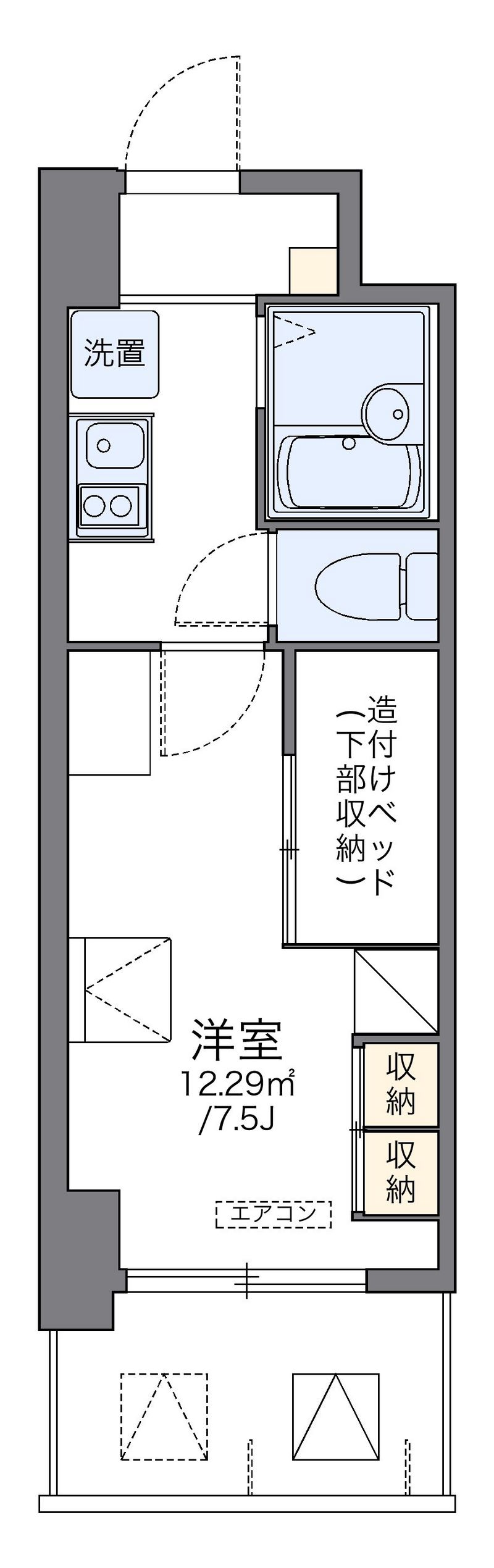 レオパレスＧｒｅｅｎ　Ｈｉｌｌ 間取図