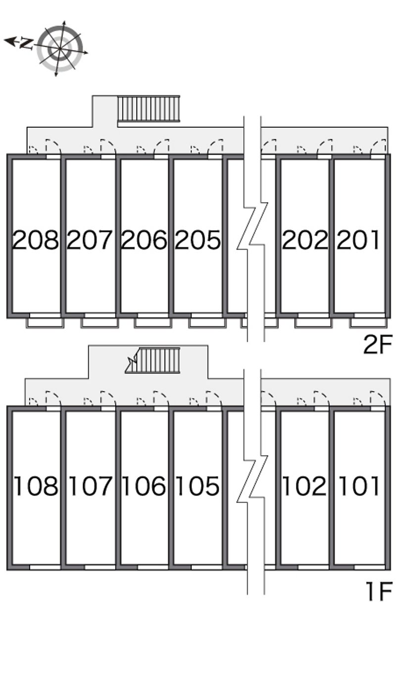レオパレスパレヴィアーノ 間取り配置図