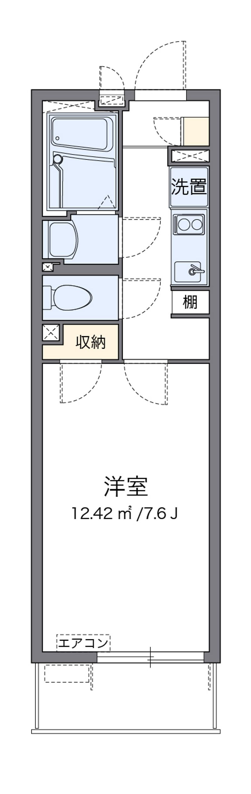 クレイノＫＯＥＭＯＮふじ 間取図