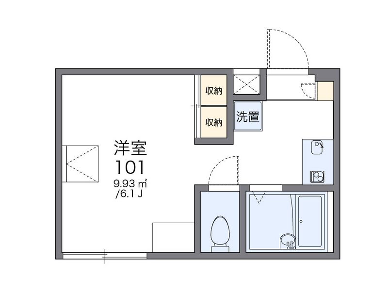 レオパレス昴 間取図