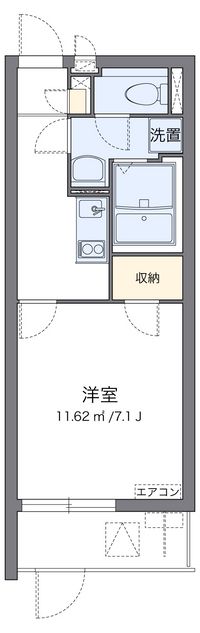 クレイノセントコージア上牧 間取り図