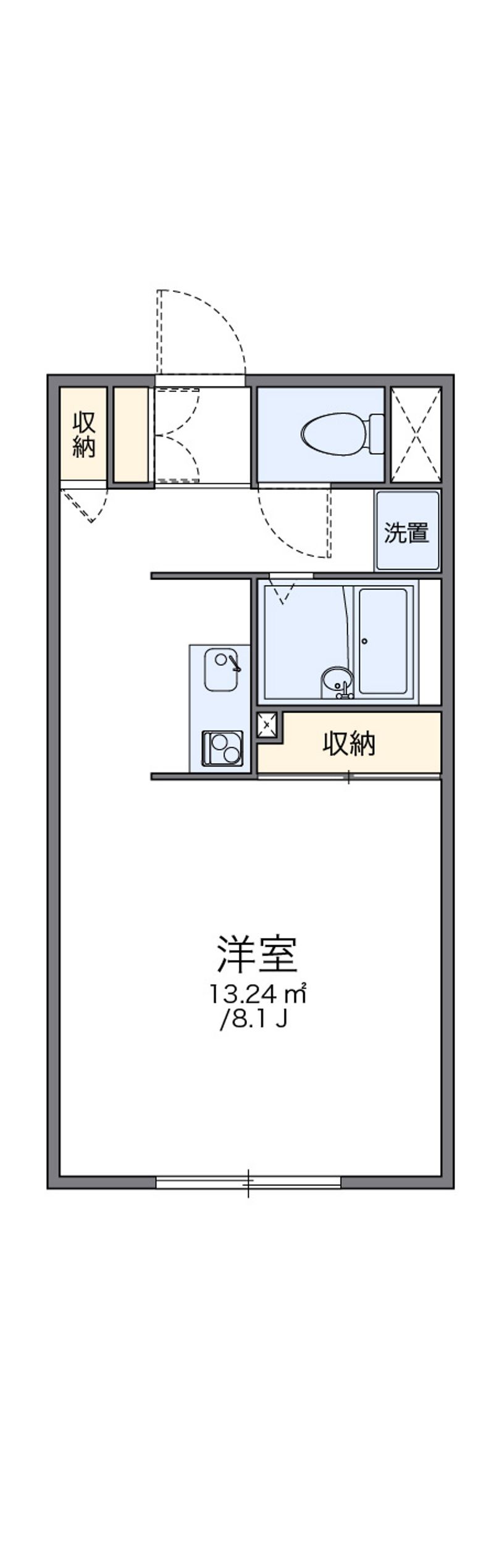 レオパレスウェーブ 間取図