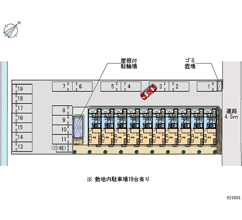 レオパレス柊 月極駐車場