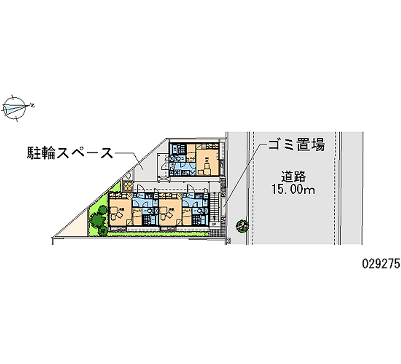 レオパレスサンイッコー 区画図