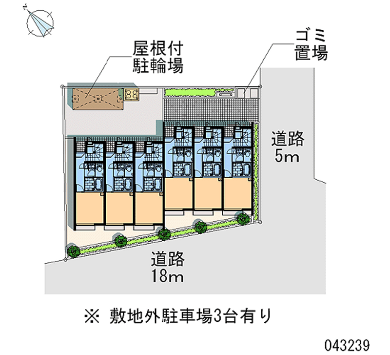 43239 Monthly parking lot