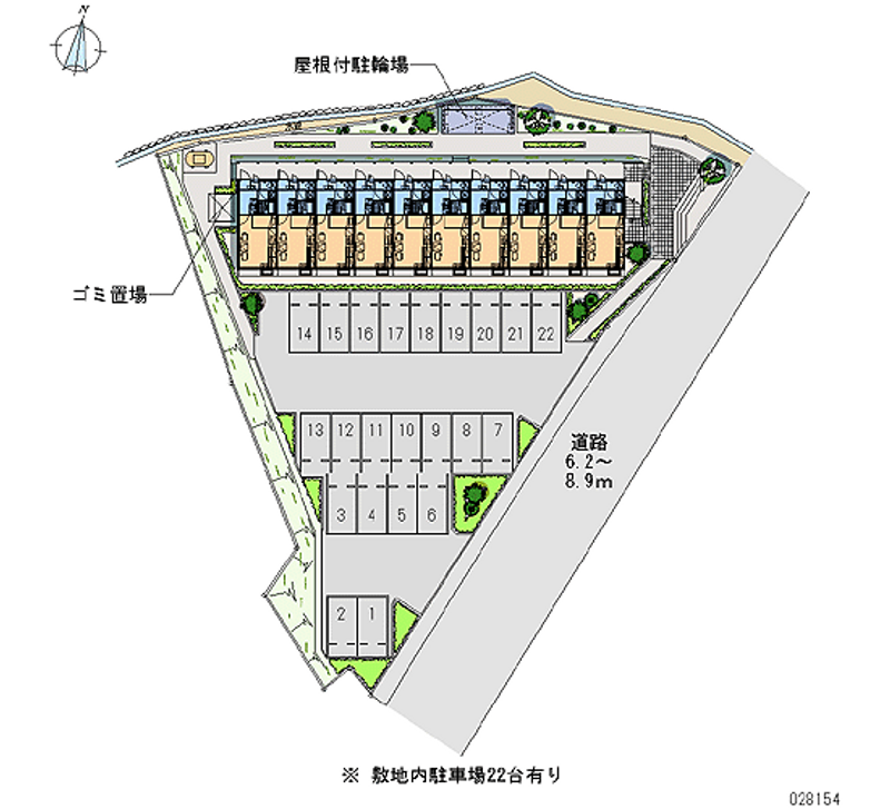 28154 Monthly parking lot