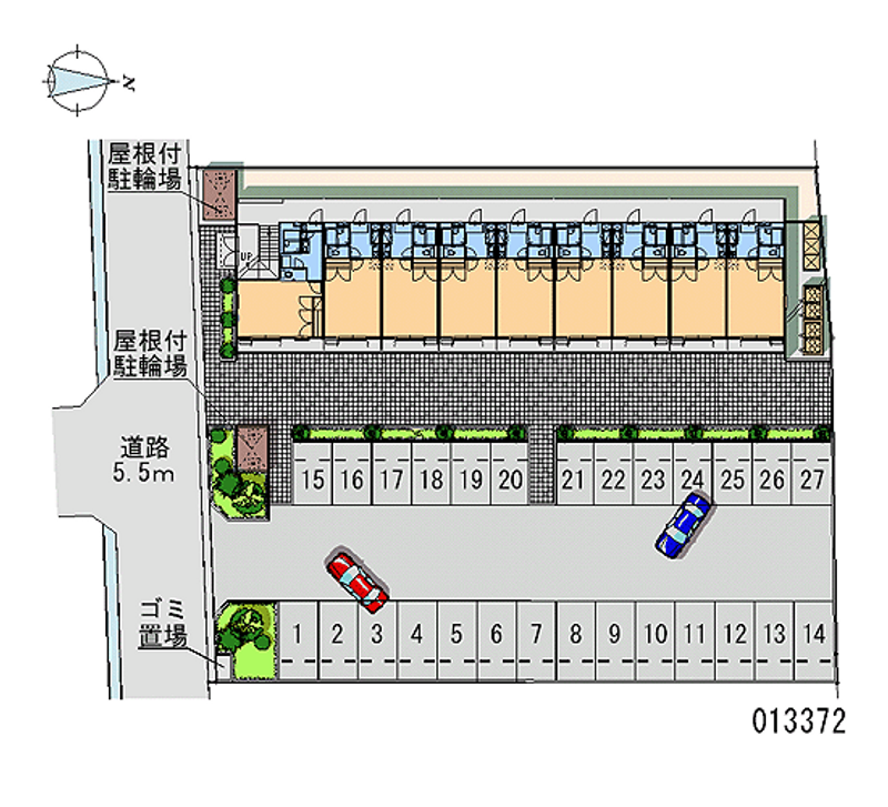 13372 Monthly parking lot