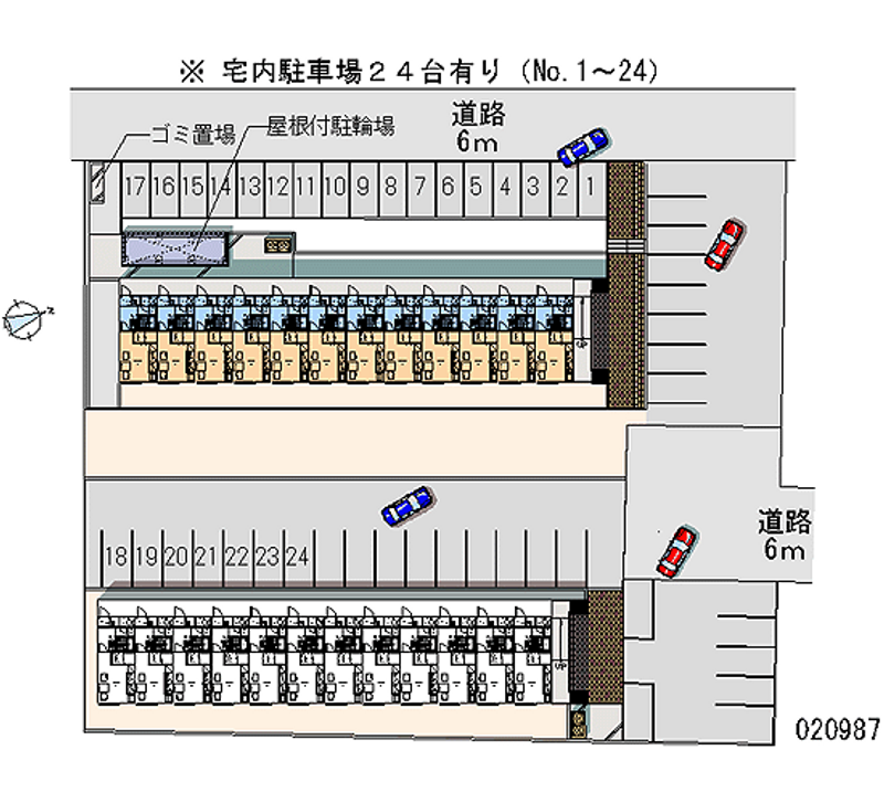 レオパレスＫ．ＹⅡ 月極駐車場