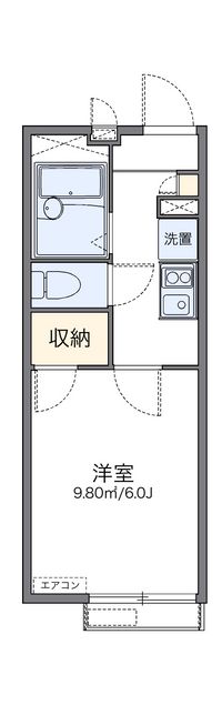 レオパレス東寺 間取り図