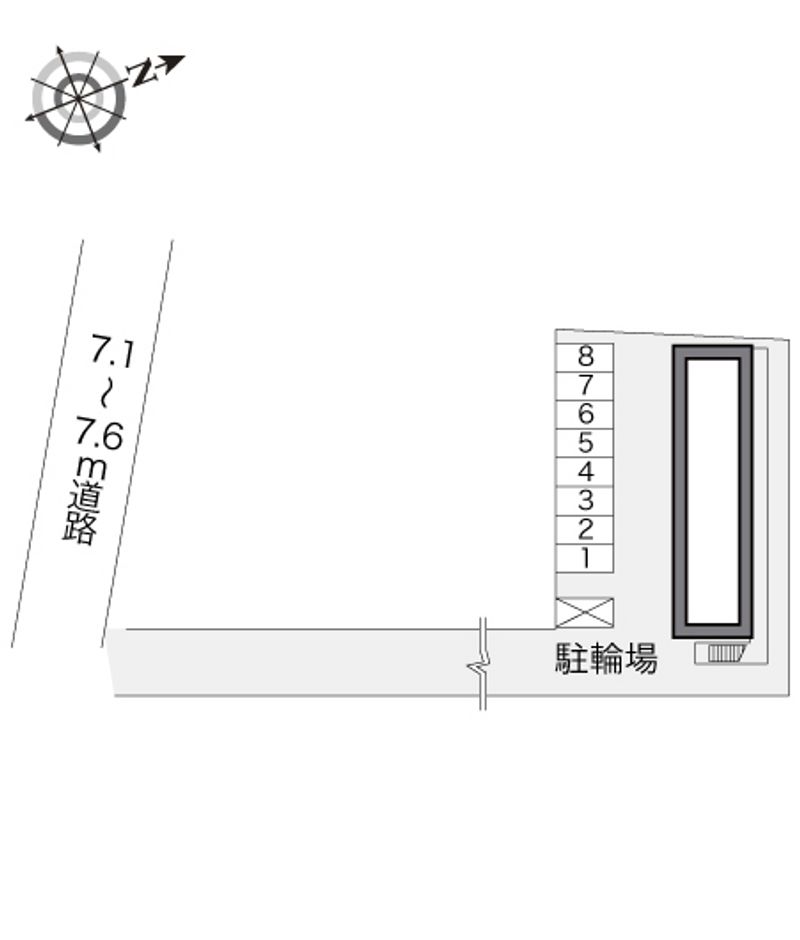 レオパレスセジュール 配置図