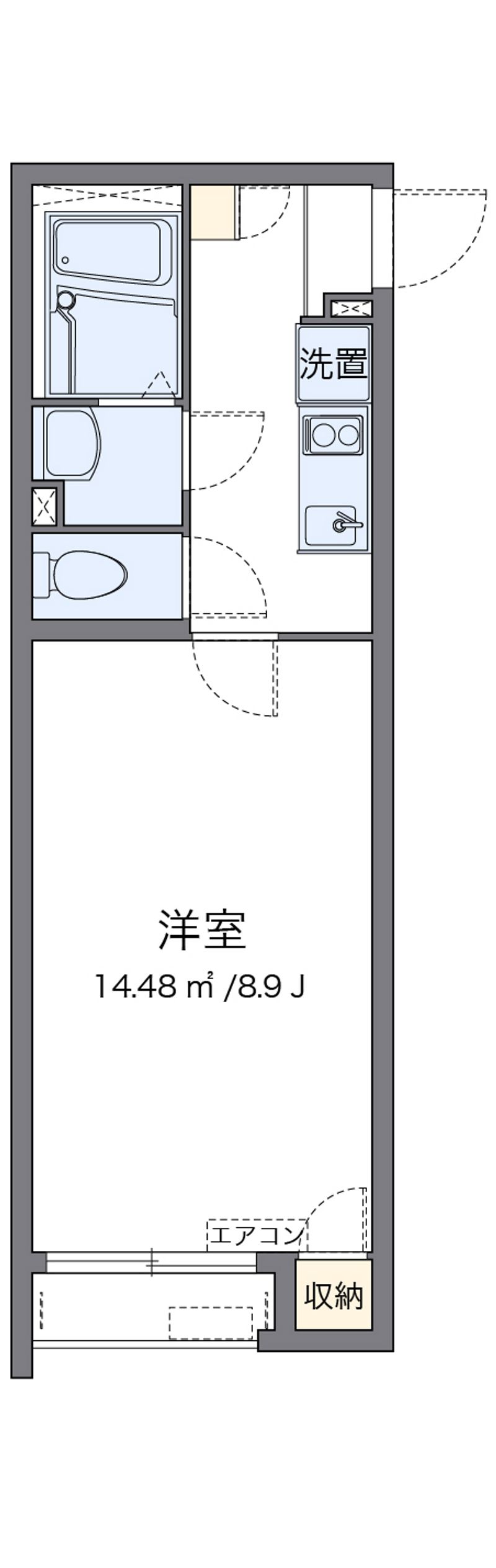 クレイノフルール高円寺 間取図