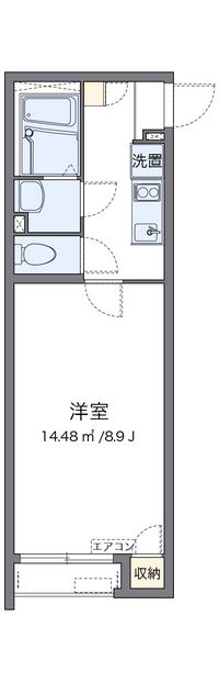 クレイノフルール高円寺 間取り図
