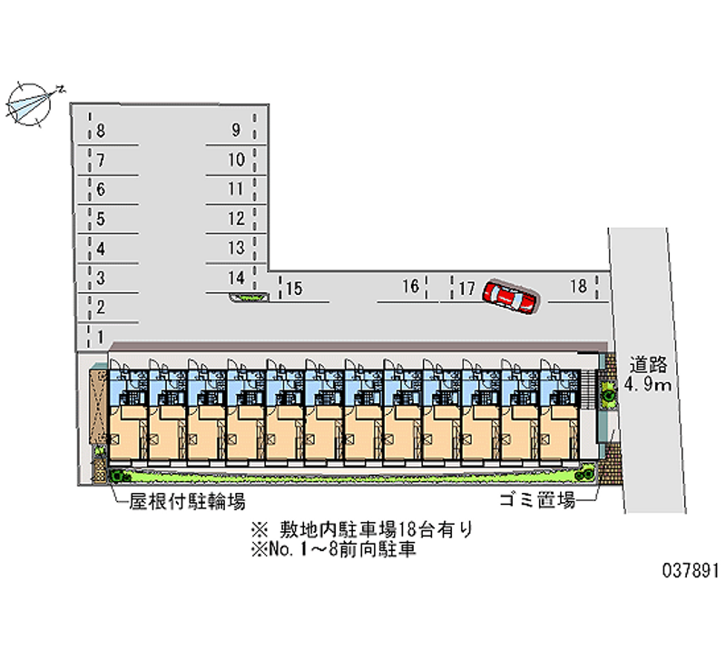 37891 Monthly parking lot