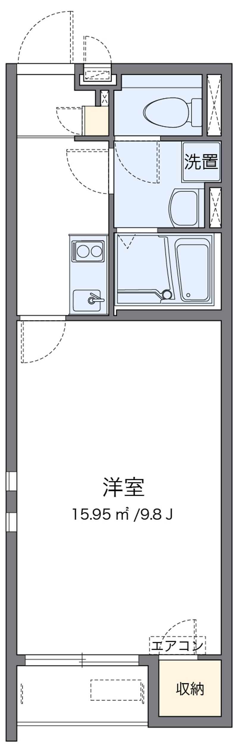 クレイノＨｏｌｙⅡ 間取図