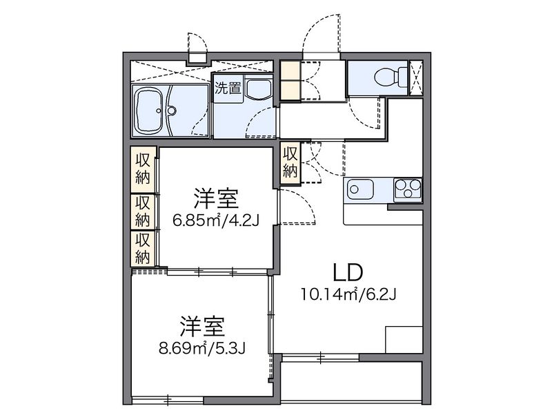レオパレス伊豆長岡 間取り