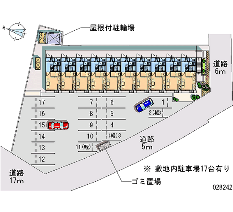 28242 Monthly parking lot