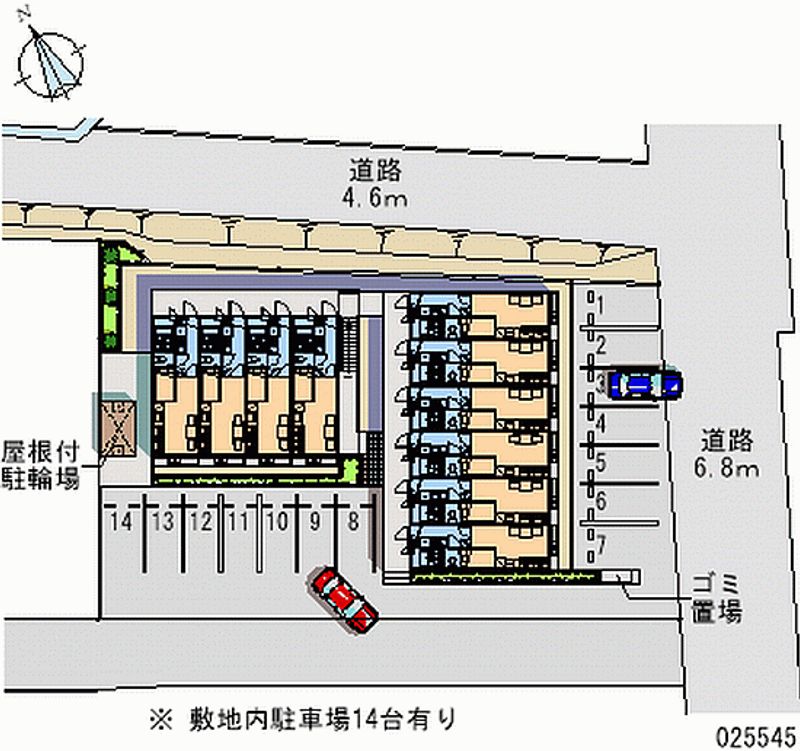 25545 Monthly parking lot