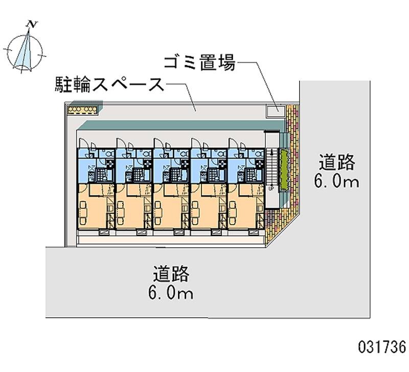 レオパレスシェリーⅡ 月極駐車場