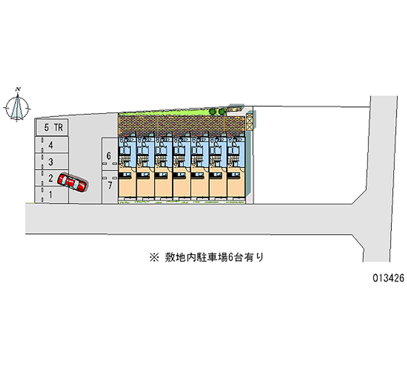 レオパレスアイリス 月極駐車場