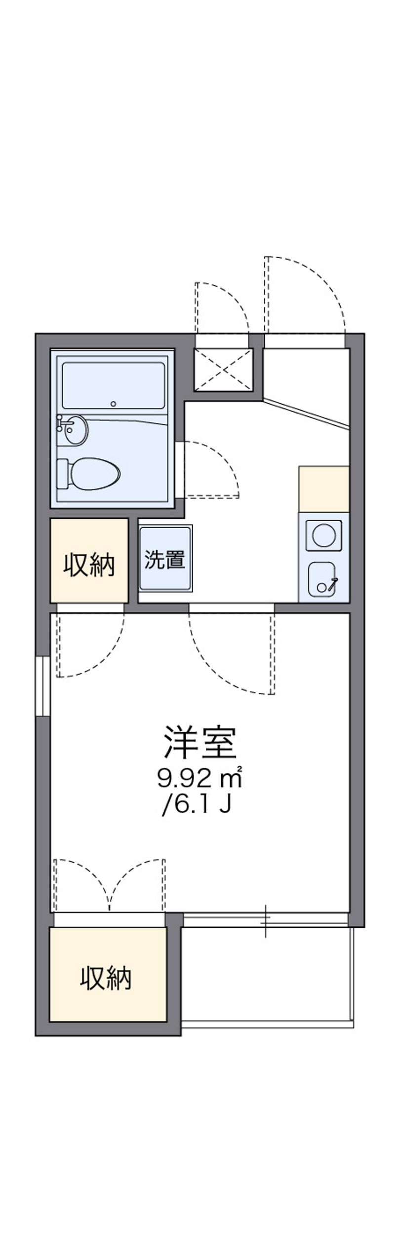レオパレスＲＸ豊田梅坪 間取図