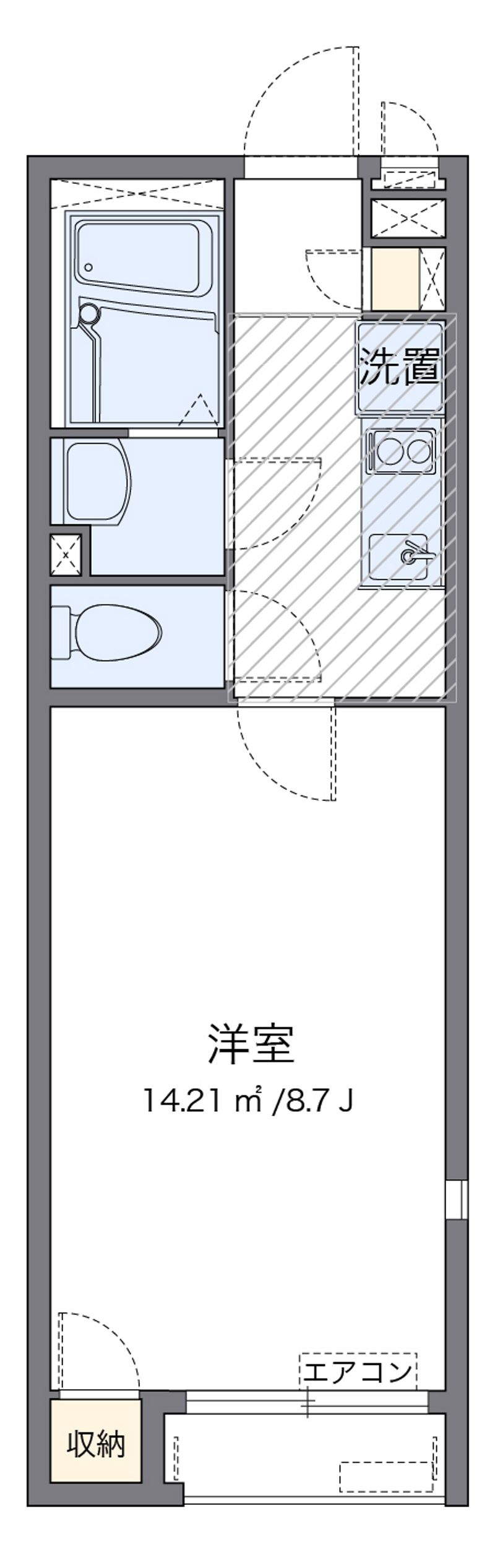 レオネクストサクセスコート日立 間取図