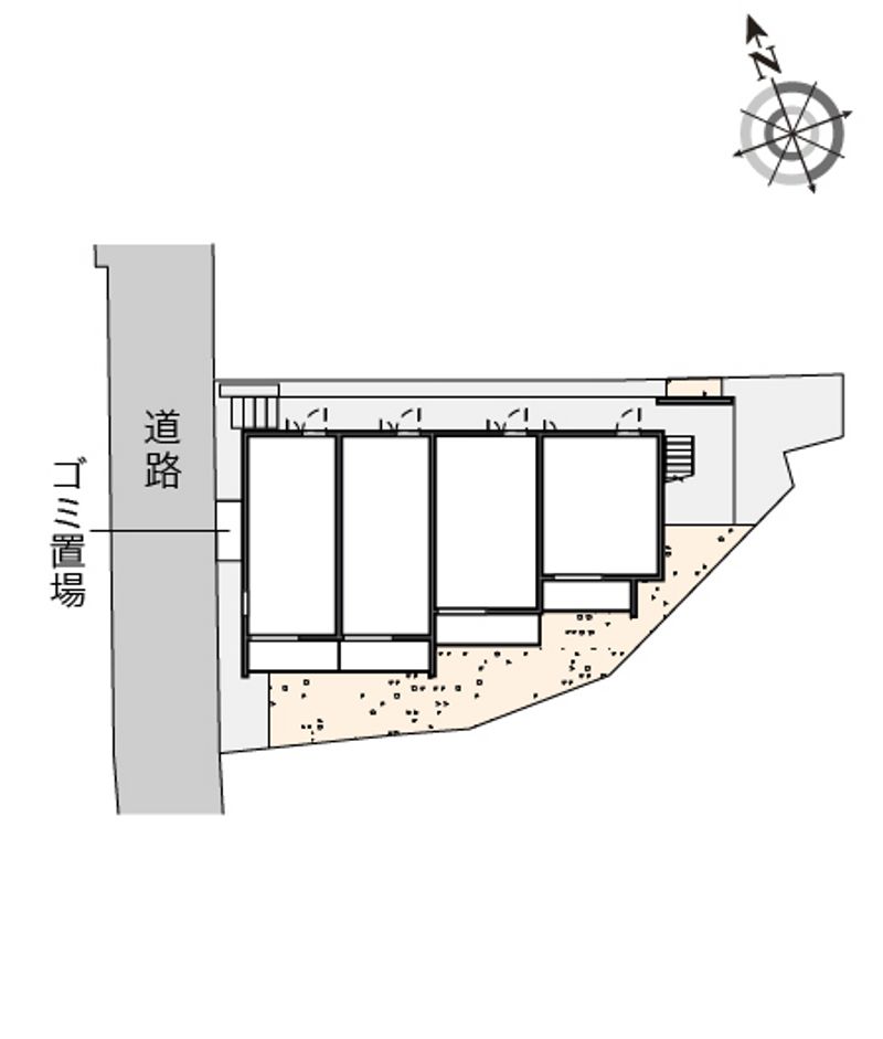 クレイノクレージュ柳原 配置図