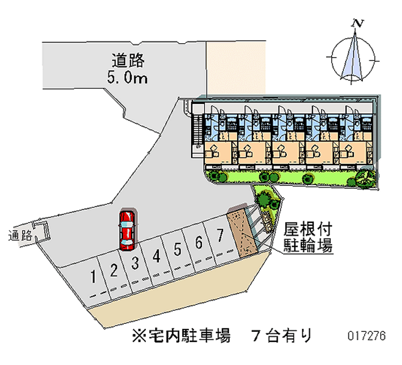 レオパレス博多の森 月極駐車場