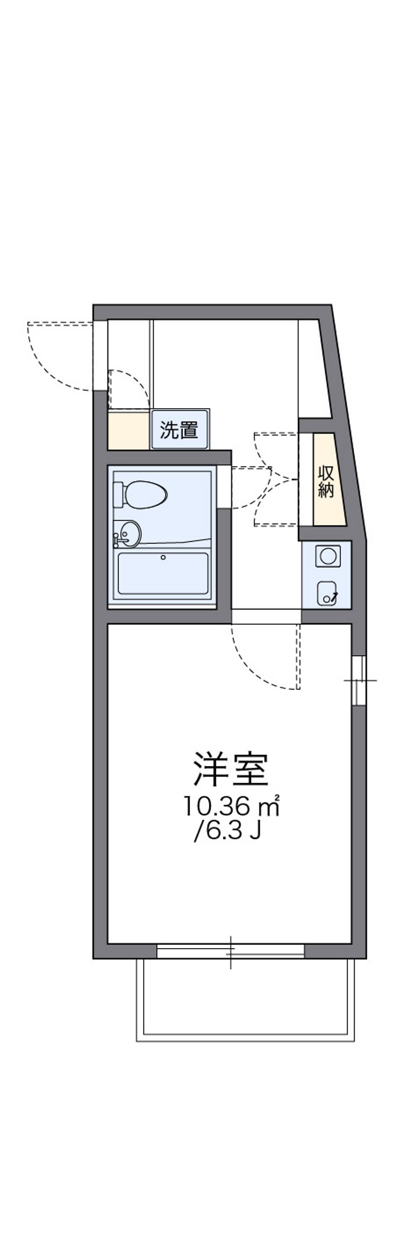 レオパレスＲＸ早稲田第２ 間取図