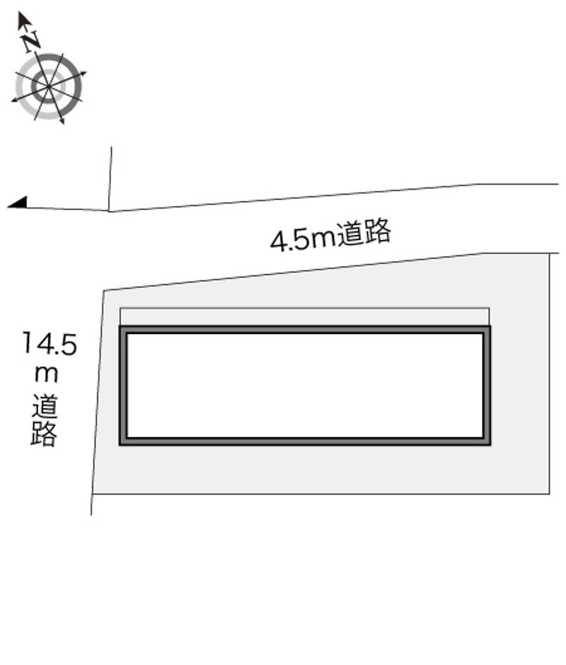 レオパレス京橋南 配置図