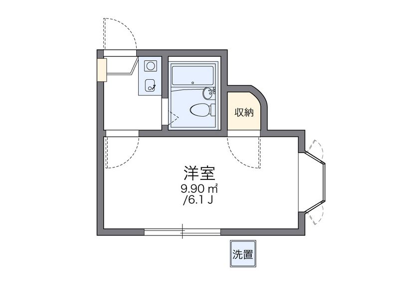 レオパレス蒲田 間取図