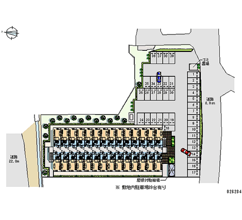 26284 Monthly parking lot