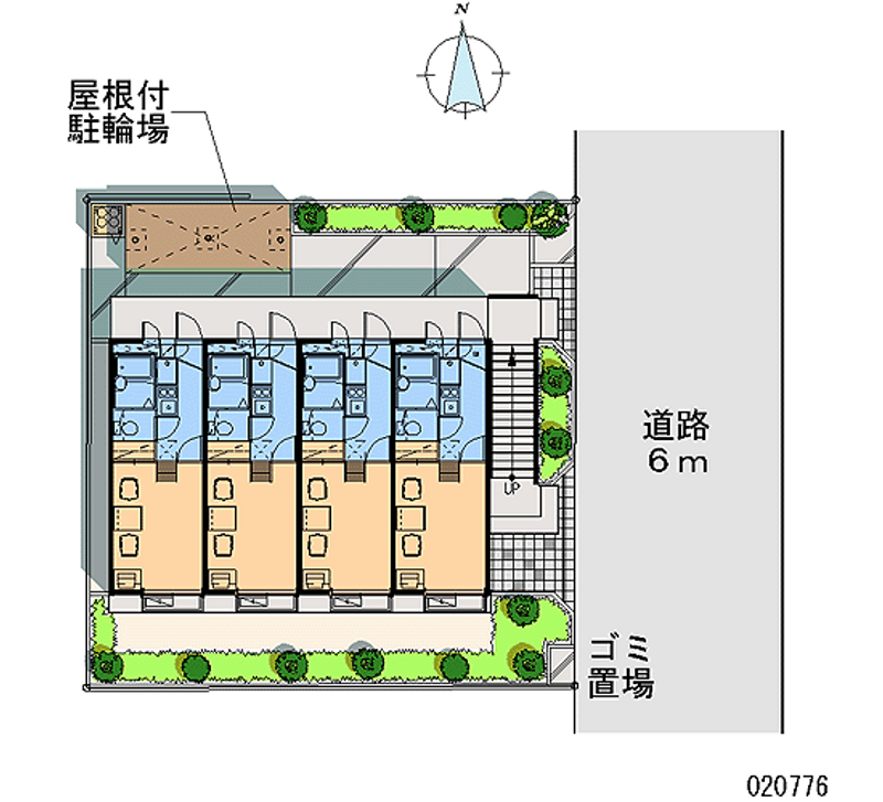 レオパレスＳａｉｌｉｎＧ 区画図