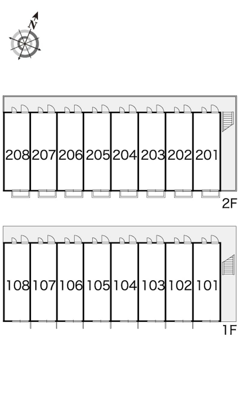 レオパレスＡＴｅｒｒｅ 間取配置図