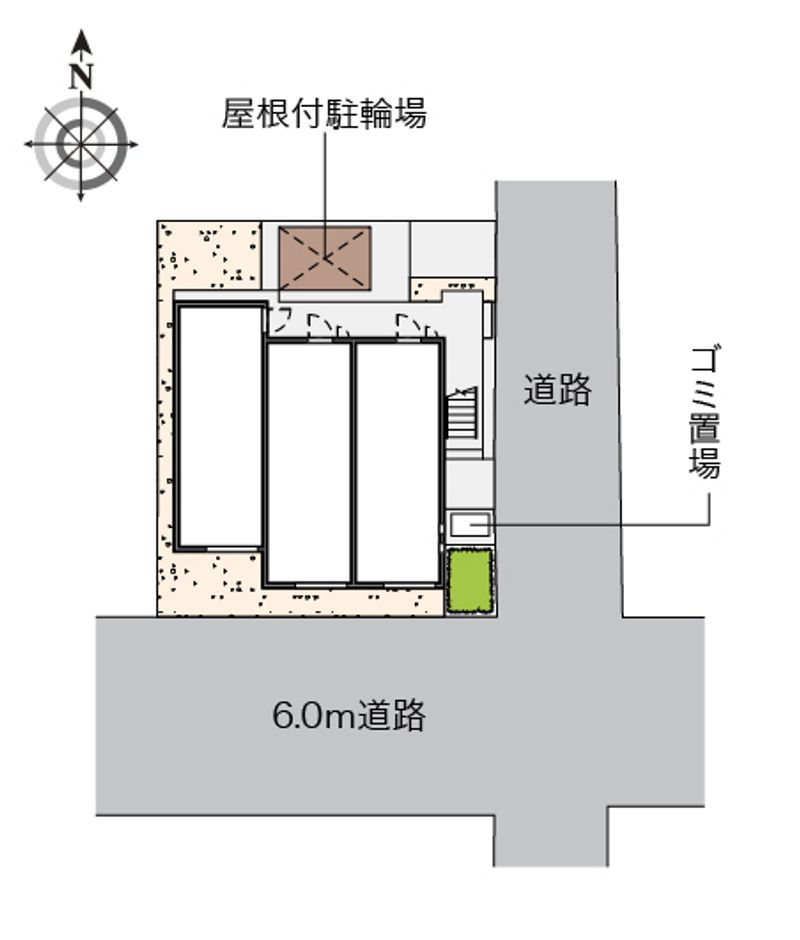 クレイノスガノ東 配置図