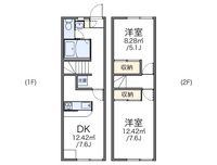 レオパレス長岡 間取り図