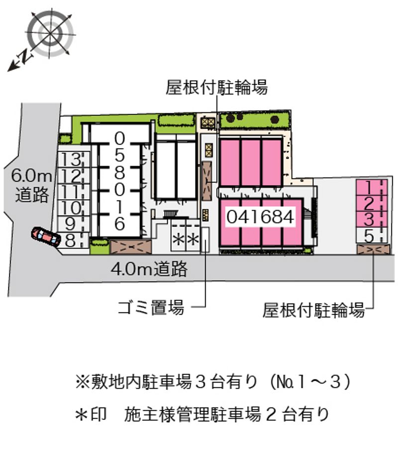 レオパレスサンイーグル 配置図