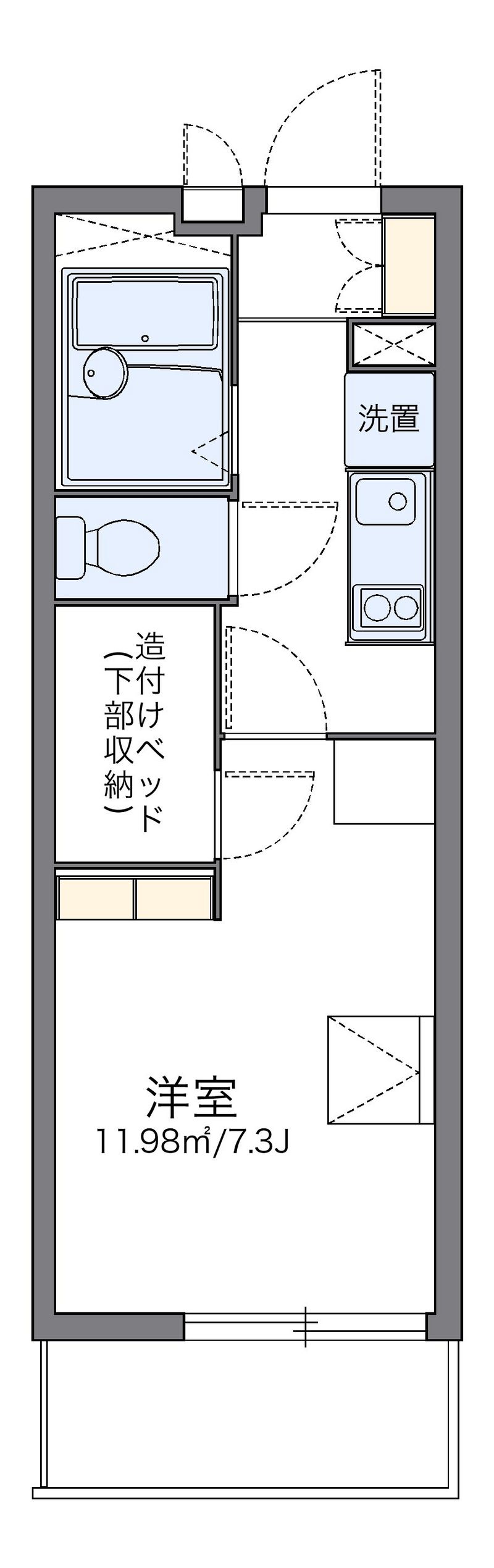 レオパレスエターナルⅠ 間取図