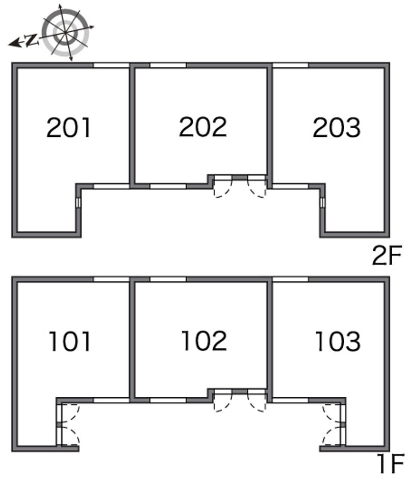 レオネクストピュアよびつぎⅡ 間取配置図