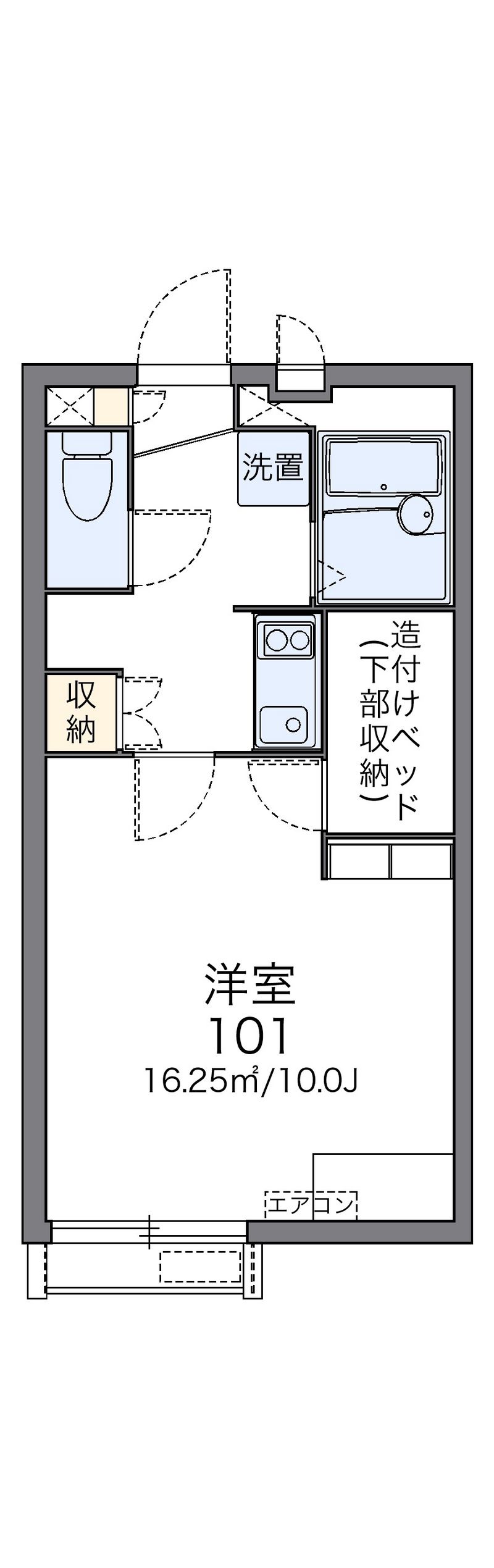 レオネクストアイ＆ロンⅡ 間取図