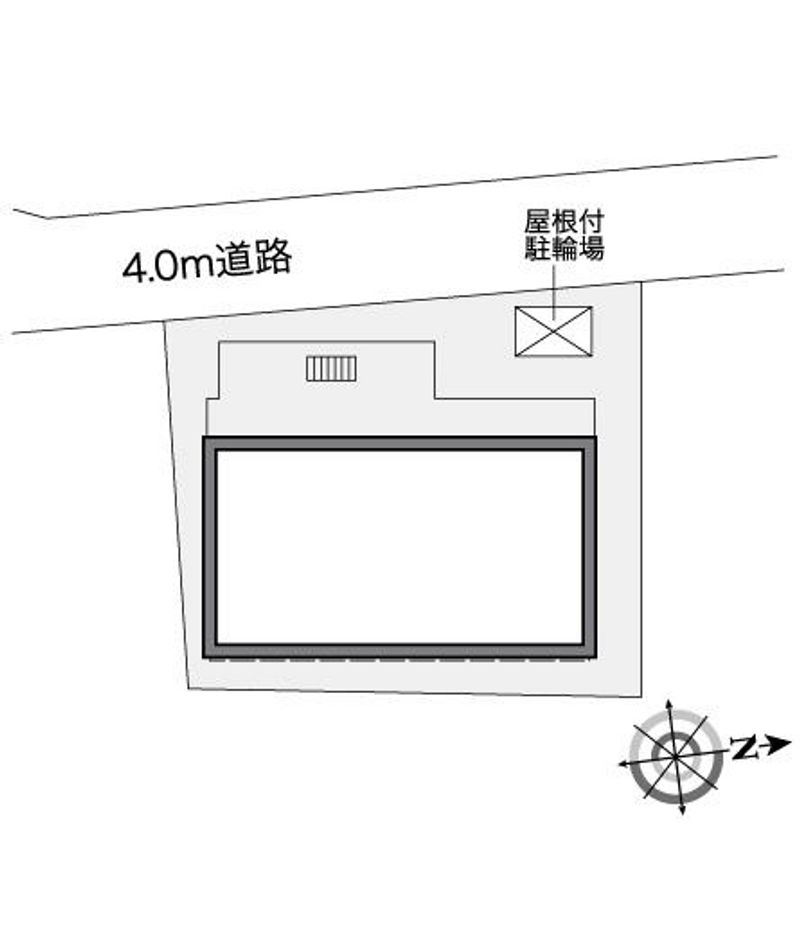 レオパレスパディントン清水 配置図