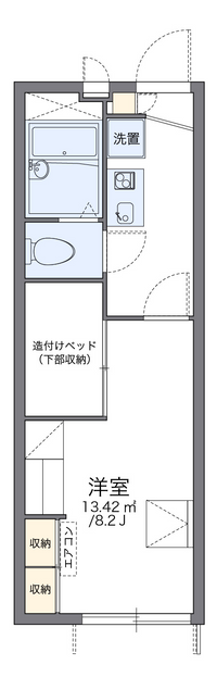 レオパレス森本北 間取り図