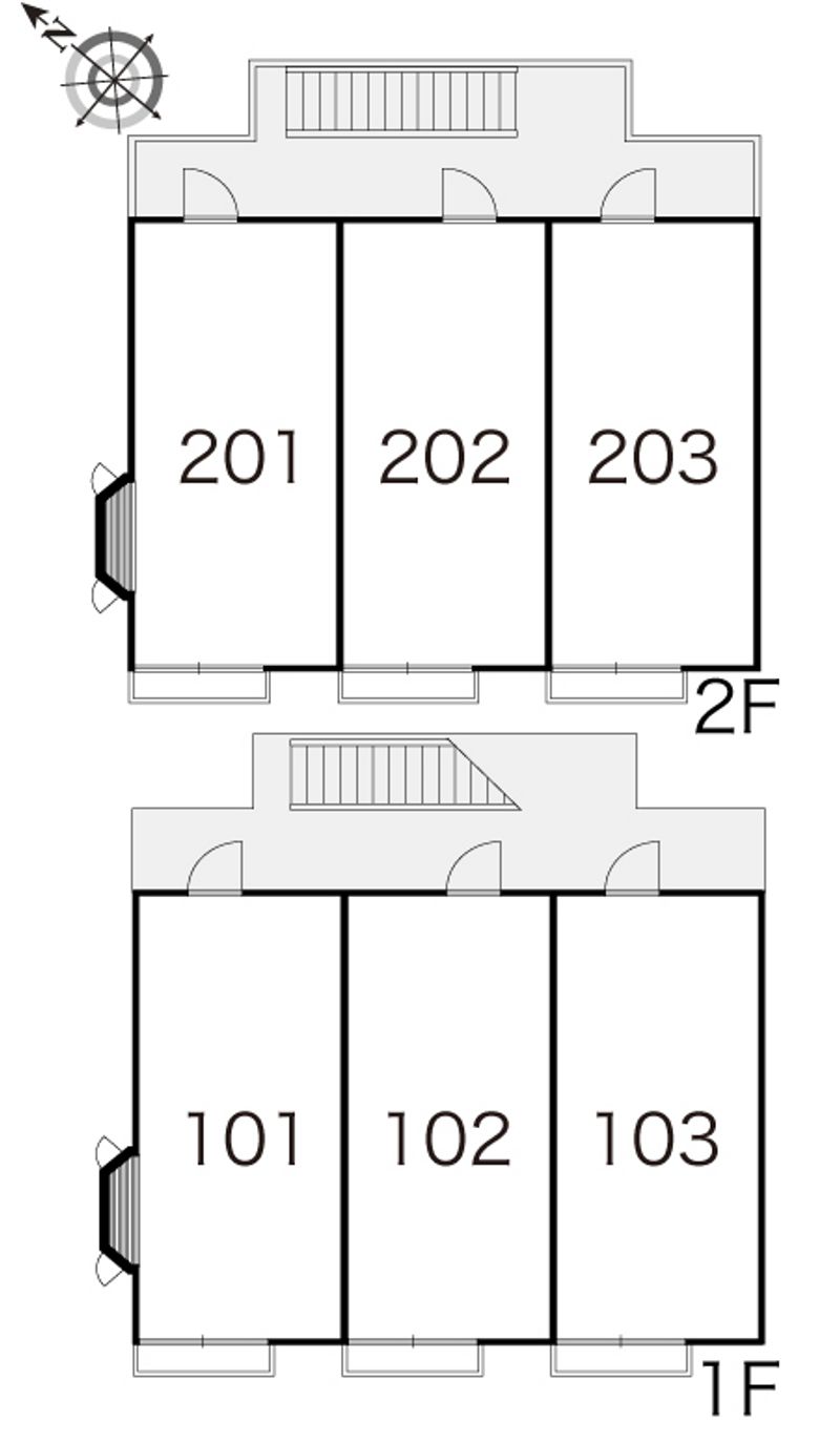 レオパレスグリーンステージ田無 間取配置図