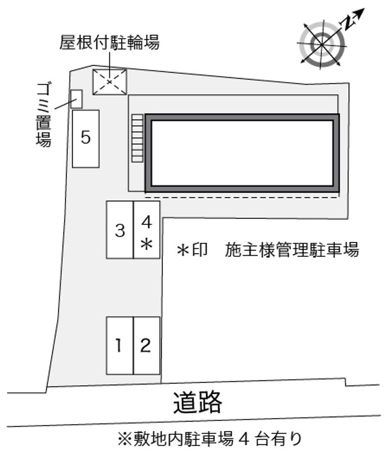 レオパレスＩ　ＴＯ　Ｕ 配置図
