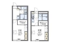 レオパレスエルアール 間取り図
