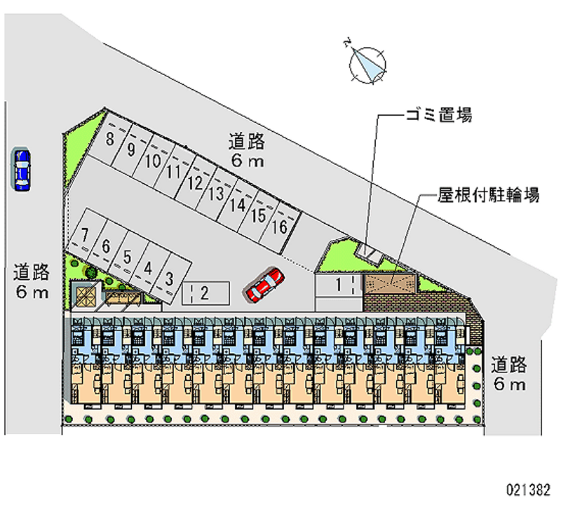 21382月租停車場